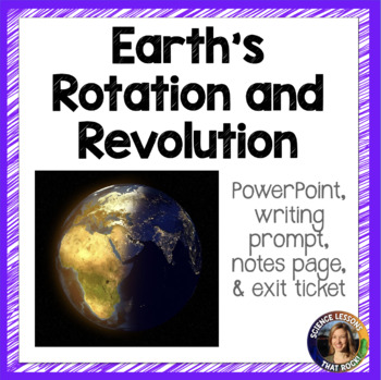 Preview of Earth's Rotation and Revolution