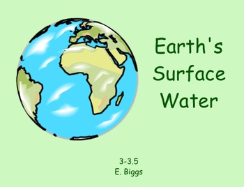 Preview of Earth's Surface Water - Smartboard Lesson
