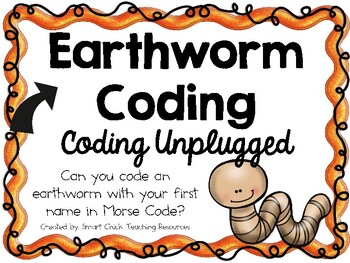 Preview of Earthworm Coding ~ Coding Unplugged Challenge ~ STEM