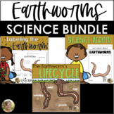 Earthworm Spring Science: Reader, Label, Lifecycle Bundle 