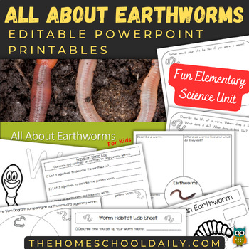 Preview of Earthworm Unit Study