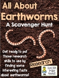 Earthworms - Scavenger Hunt Activity and KEY