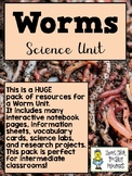 Worms  - Science Unit for Intermediate Students