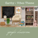 Earthy Vibe Theme for Digital Classroom! Use with Your Bitmoji!