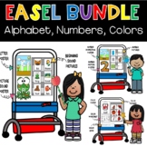 Easel Learning Bundle with Alphabet, Numbers, and Colors f