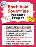 East Asia Countries Postcard Project