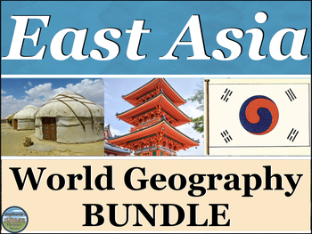 Preview of East Asia Geography Bundle