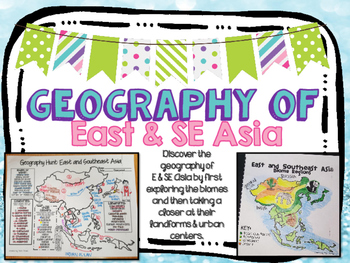 Preview of East and Southeast Asia Biome and Geography Hunt