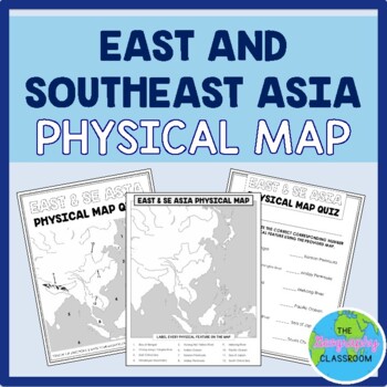 Preview of East and Southeast Asia Physical Map Set