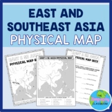 East and Southeast Asia Physical Map Set