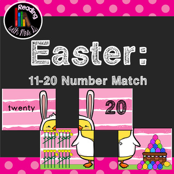 Easter 11-20 Number Match Puzzle Center Game
