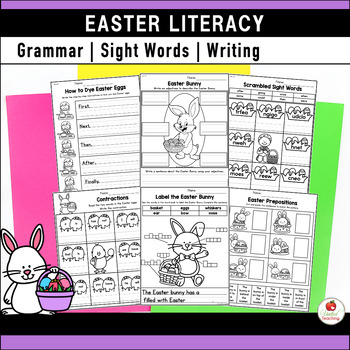 easter literacy worksheets 1st grade by united teaching