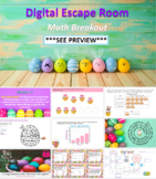 Easter 2nd 3rd Grade Math DIGITAL Escape Room Breakout Fun