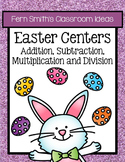 Easter Math Centers Addition Subtraction Multiplication an
