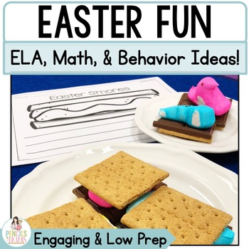 Preview of Easter Activities, Writing, Math, Crafts, Sequencing, Behavior Incentive, & STEM