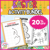 Easter Activities Bundle:  Coloring pages, Mazes, I Spy, D