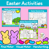 Easter Activities Bundle Fine & Visual Motor Handwriting O