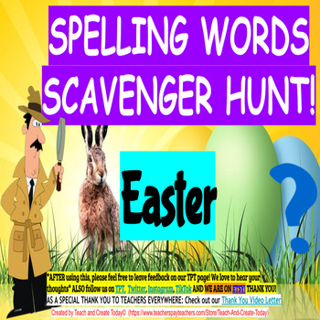 Preview of Easter Activities Bundle  Math Vocabulary Spelling Cards Bingo Games