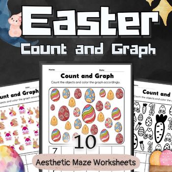 Easter Activities Count and Graph Counting Math Pages Craft
