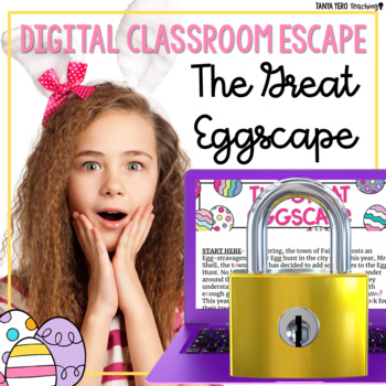 Preview of Activities for Easter Digital Escape Room DISTANCE LEARNING