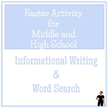 Preview of Easter Activities - Informational Writing and Word Search