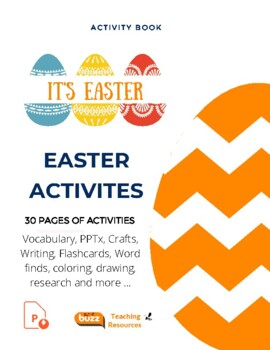 Preview of Easter Activities. Worksheets. Crafts. PPTx. Holiday. Coloring. Drawing. ESL.