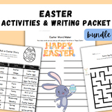 Easter Activities & Writing Prompts Packets BUNDLE