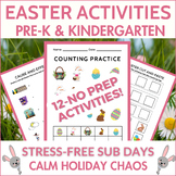 Easter Coloring Pages Activities for Pre-K and Kindergarte