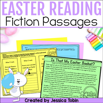 Preview of Easter Reading Comprehension and Writing Activities - Easter Reading Passages