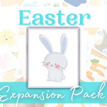 Preview of Easter Activities for Sorting & Matching Expansion Pack Garden Party Bunnies