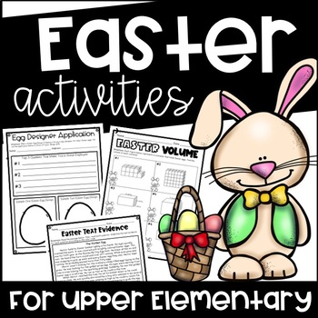 Preview of Easter Activities for Upper Elementary Math, Reading, Language Arts