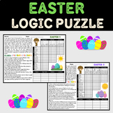 Easter Activities logic puzzle Grade 5th 6th 7th 8th 9th