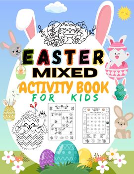 Preview of Easter Worksheet and Activity Pack (Puzzles, sudoku..) scissor skills and paste