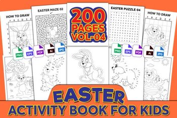 Preview of Easter Activity | Easter Coloring | Dot To Dot | Word Search | Draw | Easte Maze