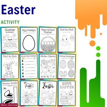 Preview of Easter Activity Extravaganza: Free 12-Page Activity Book!