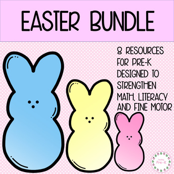Preview of Easter Activity Growing Bundle For PreK and Preschool