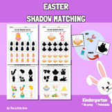 Easter Activity Kindergarten Shadow Matching Cut out & pas
