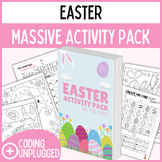 Preview of Easter Activity Pack | 120+ Worksheets | NO PREP | Easter Fun | Easter Coding
