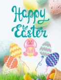Easter Activity Package-  Color, Writing, Color By Number,