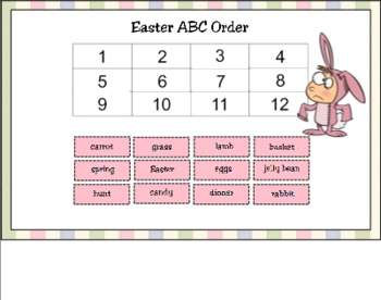 Preview of Easter Activity Set for the SMART Board