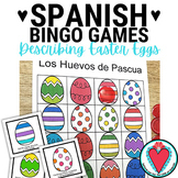 Spanish Easter Activity Bingo Game - Describe Colors of Ea