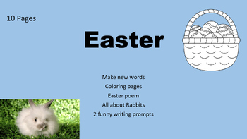 Preview of Easter Activties