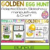 Easter Adapted Book and Craft Bundle Golden Egg Hunt Speci