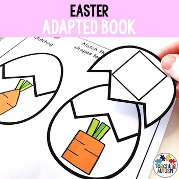 Preview of Easter Adapted Binder for Special Education