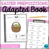 Easter Prepositions Adaptive Book for Special Education | 