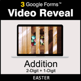 Easter: Addition: 2-Digit + 1-Digit - Google Forms Math | Distance Learning