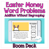 Easter Addition Money  Word Problems- No Regrouping  Digit