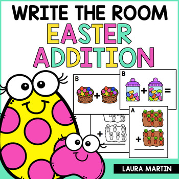 Preview of Easter Addition Write the Room