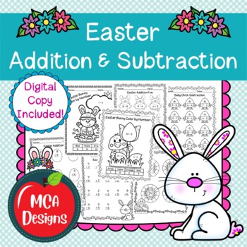 Preview of Easter Addition and Subtraction