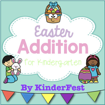 Preview of Easter Addition for Kindergarten